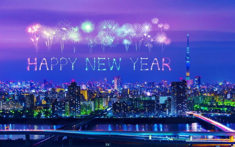 Happy new Year in Tokyo