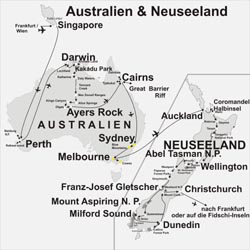 Australien Reisen – 48 Tage Studienreisen Australien & Neuseeland James Cook