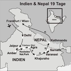 Nepal Reisen – 19 Tage Indien & Nepal