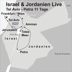 Israel Reisen – 11 Tage Israel & Jordanien Live