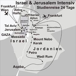 Israel Reisen – 24 Tage Israel & Jordanien Intensiv