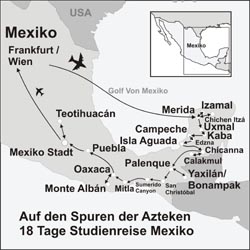 Mexiko Rundreisen – 18 Tage Auf den Spuren der Azteken