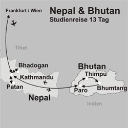 Nepal Reisen – 14 Tage Bhutan & Nepal