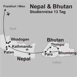 Nepal Reisen – 14 Tage Bhutan & Nepal