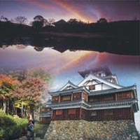 Kombinierte Bilder der Japan Studienreisen